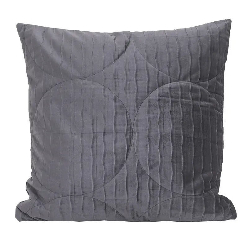 Coussin Canapé Velours LICIER Grey-50X50CM
