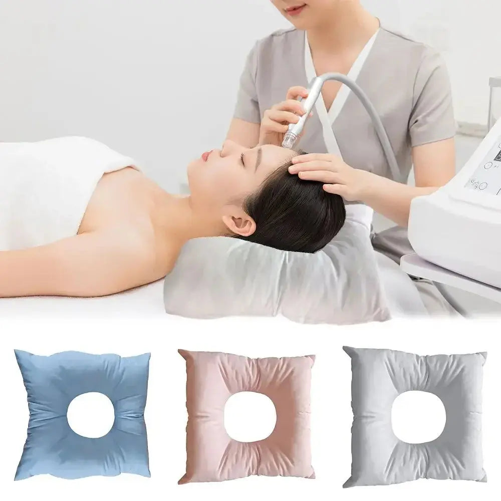 Coussin de massage en forme de U pour le visage et le cou