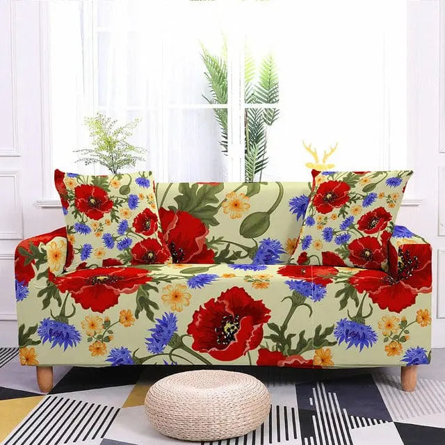 FLORALO - Housse canapé extensible Housse De France