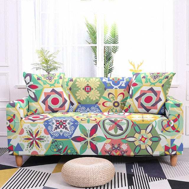 HEXAGON - Housse canapé extensible Housse De France