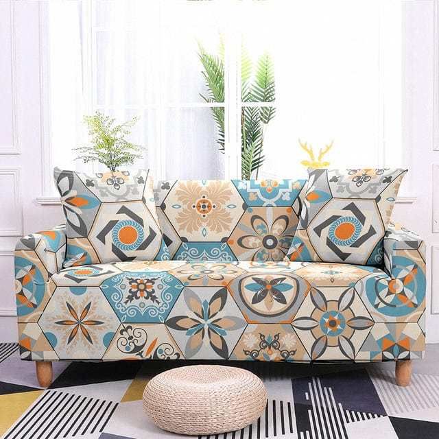 HEXAGON - Housse canapé extensible Housse De France