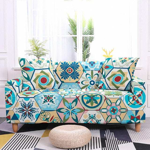 HEXAGON - Housse canapé extensible Housse De France