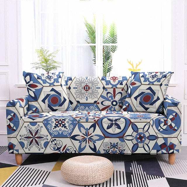 HEXAGON - Housse canapé extensible Housse De France