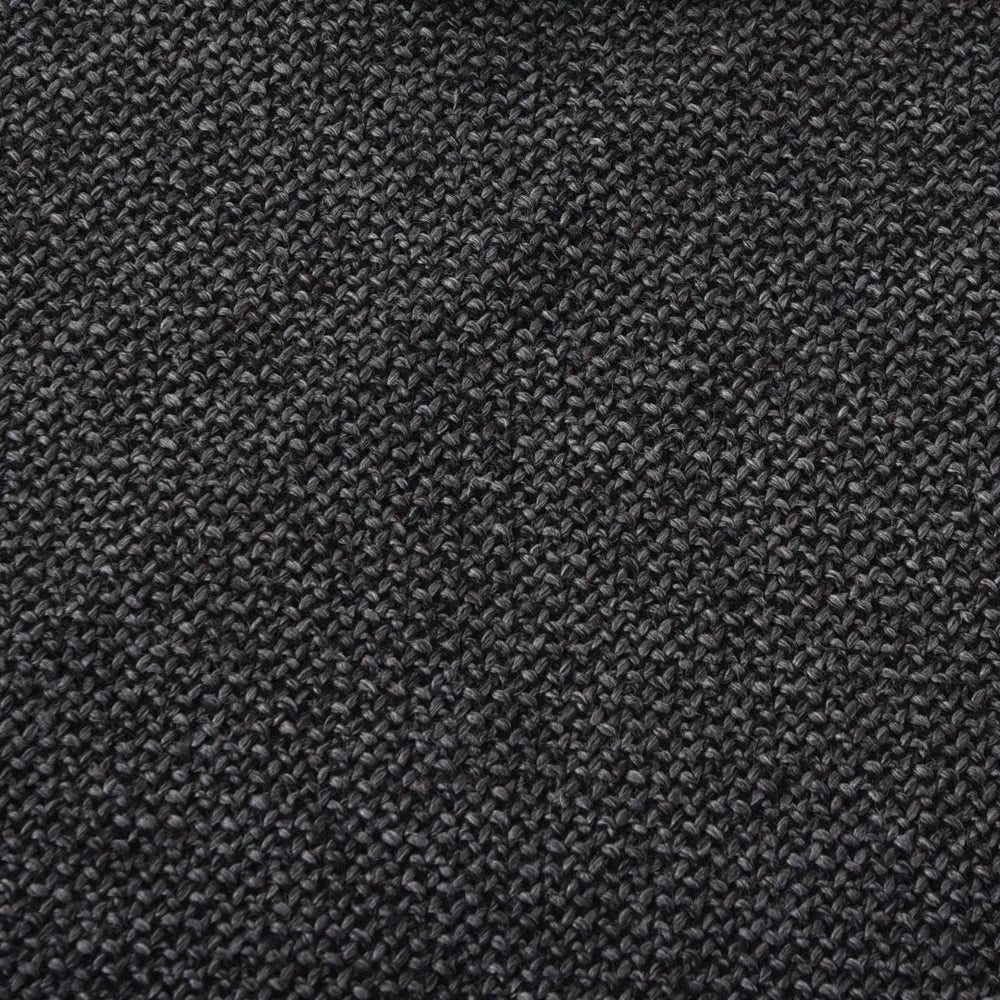 Housse Accoudoir Canapé Coton LENAQ Coarse woven black