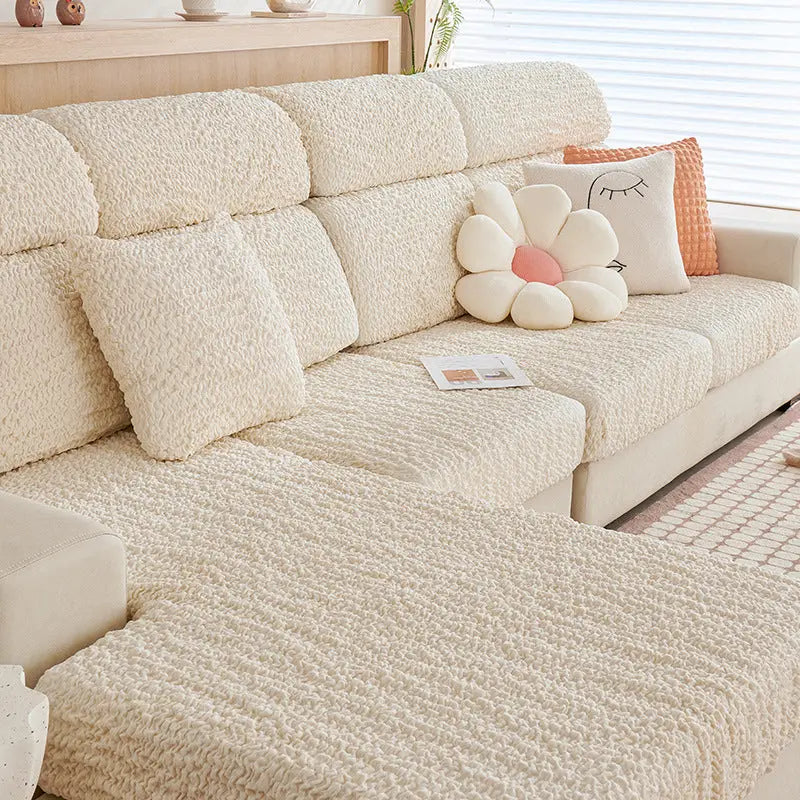 Housse Assise Canapé Extensible SERENE Beige-45x45cm Pillowcase