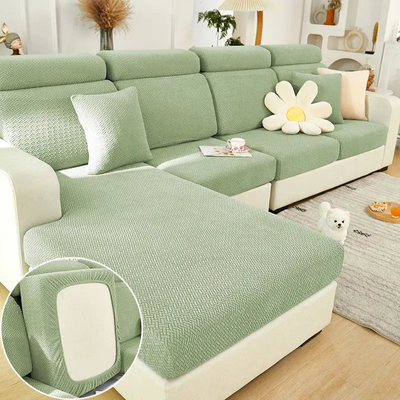 Housse Assise Canapé Rétro BLOSSOM Fruit Green-Plus Double
