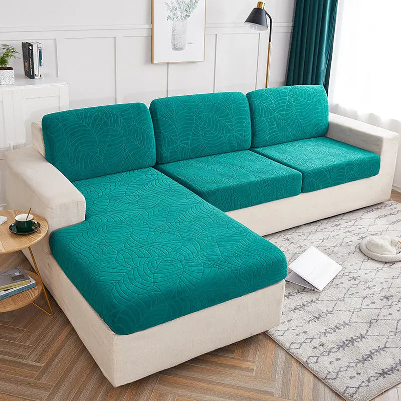 Housse Assise Canapé Élastique JACQUO Green-Length160x190cm