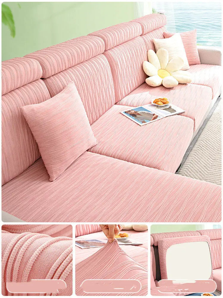 Housse Assise Canapé Élastique GLACIO Cherry blossom pink-Suit2