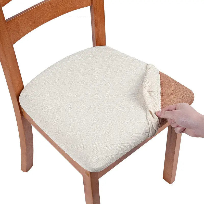 Housse Assise Chaise Élastique JACORD Beige