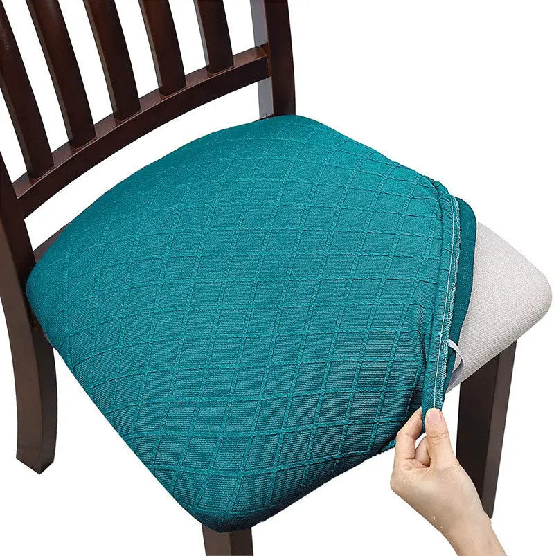 Housse Assise Chaise Élastique JACORD Peacock Blue