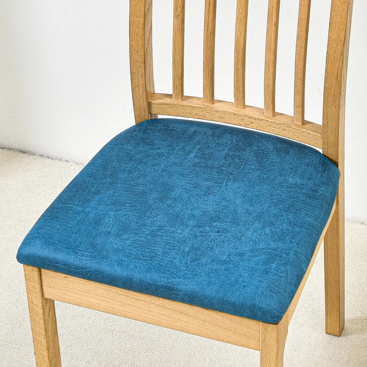 Housse Assise Chaise Géométrique POLIO Hole Blue-Universal Square Pad Sets