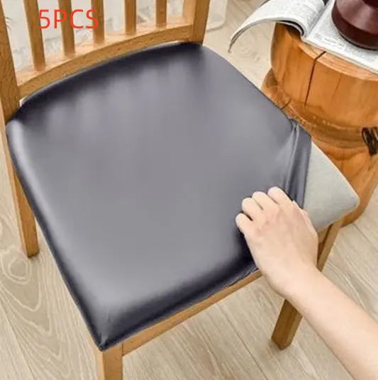 Housse Assise Chaise Imperméable VELONA Dark Gray-Length And Width 35to50cm-5PCS
