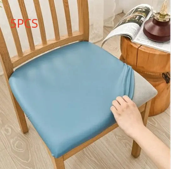 Housse Assise Chaise Imperméable VELONA Light Blue-Length And Width 35to50cm-5PCS