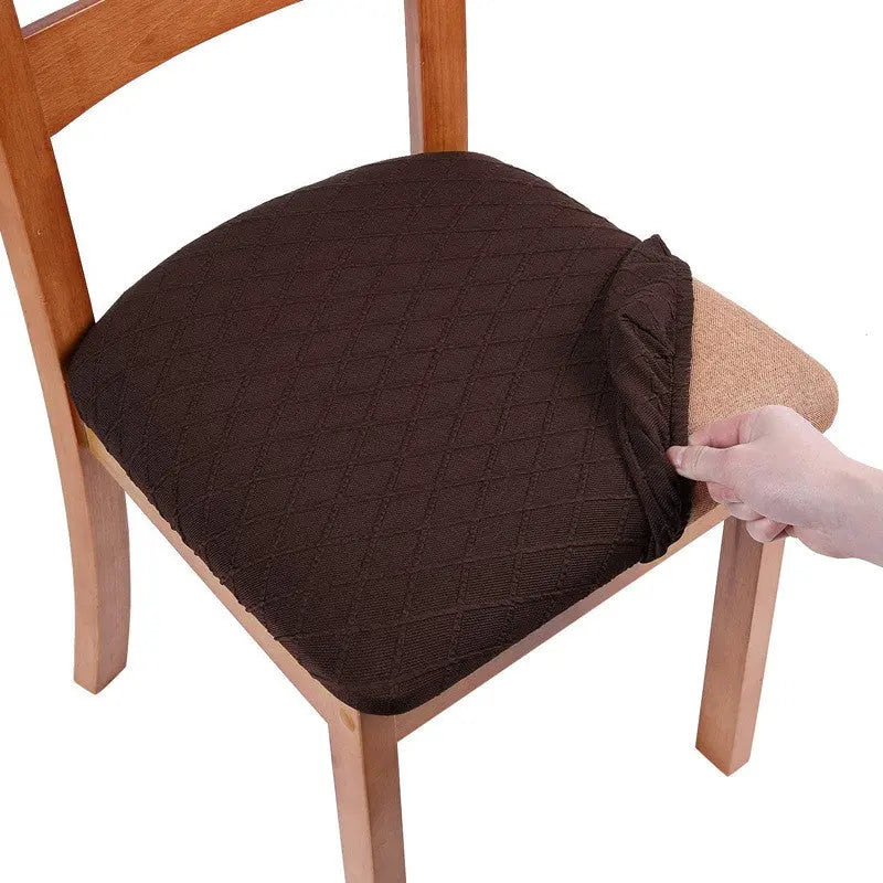 Housse Assise Chaise Moderne JARLINA Coffee