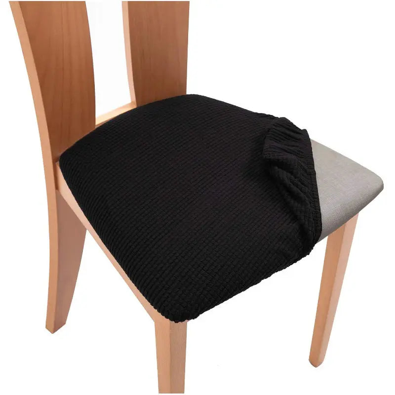 Housse Assise Chaise Moderne ZEFIRA Black