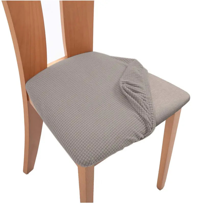 Housse Assise Chaise Moderne ZEFIRA Taupe