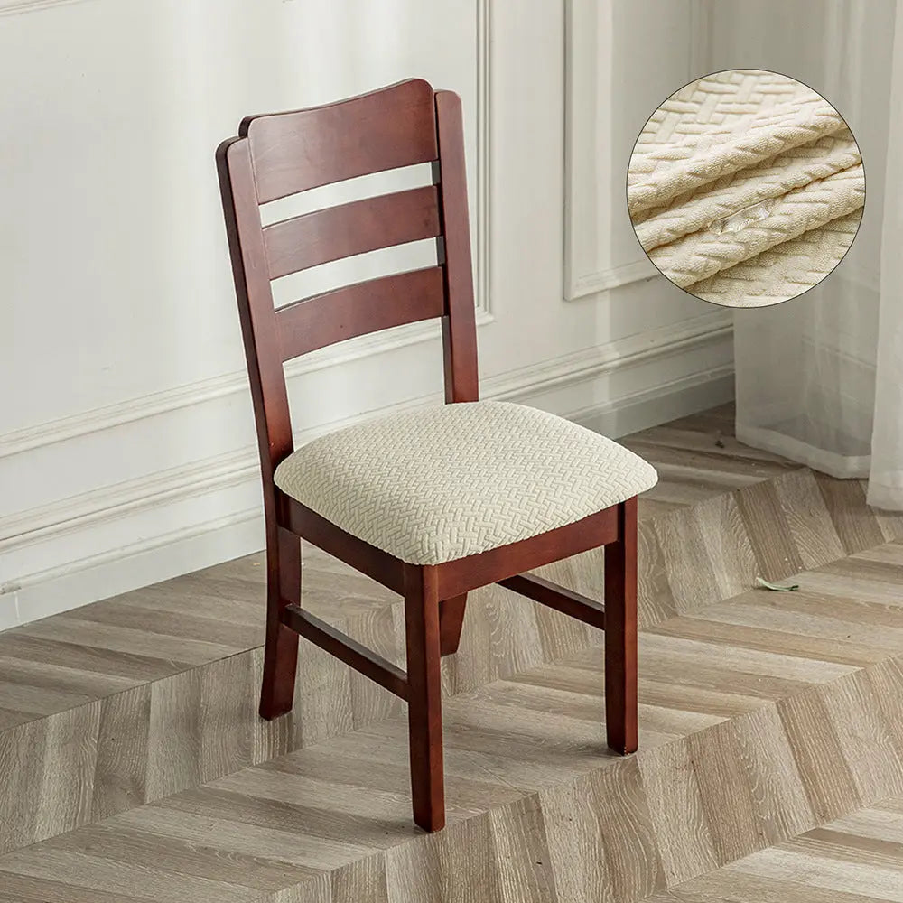 Housse Assise Chaise Velours Antidérapante VELINA