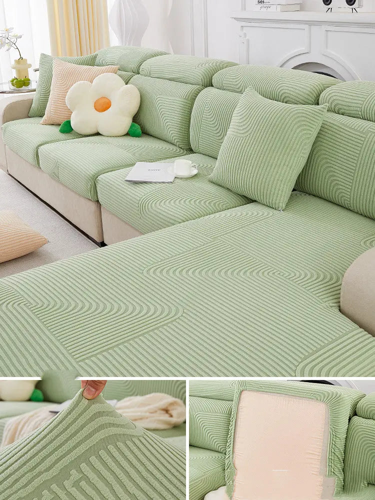 Housse Assise Universelle 4Sofa Cloud stream green-45x45cm pillow case