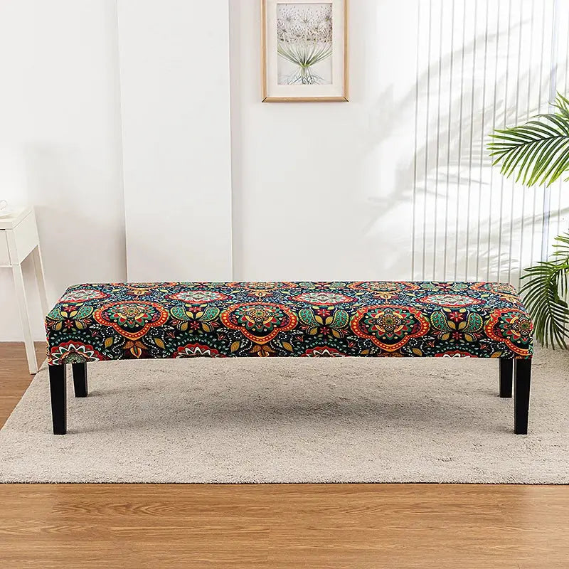 Housse Banquette Florale Extensible FLORINA Housse de France