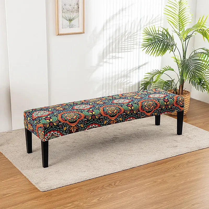 Housse Banquette Florale Extensible FLORINA Housse de France