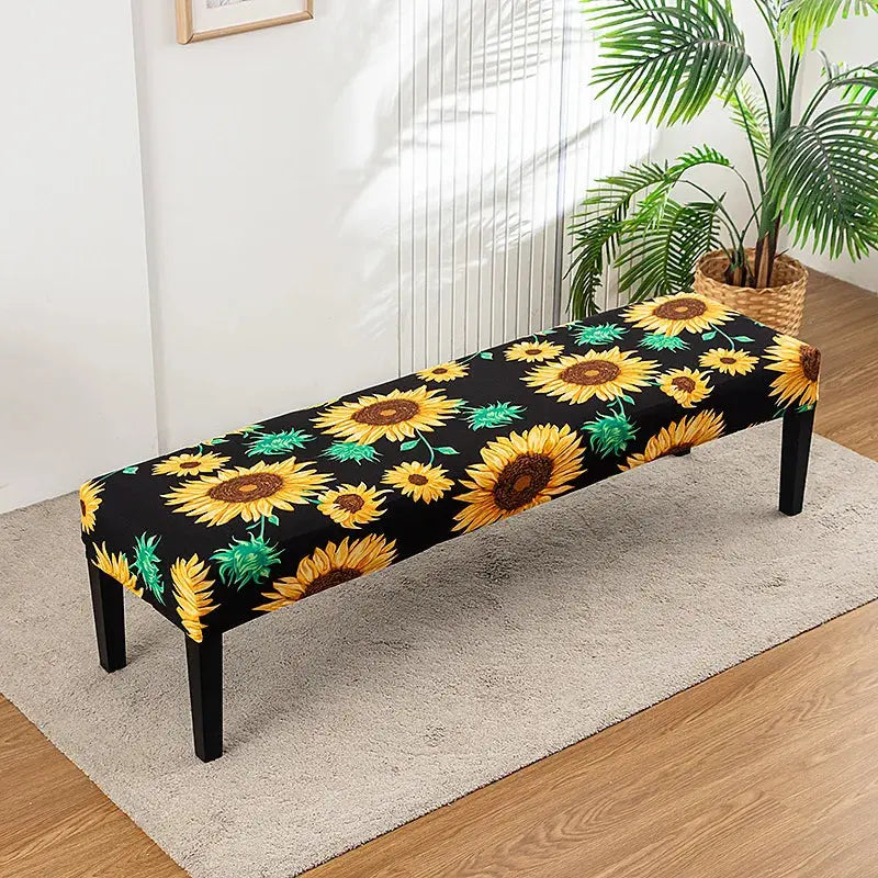 Housse Banquette Florale Extensible FLORINA Housse de France