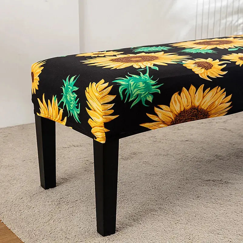 Housse Banquette Florale Extensible FLORINA Housse de France