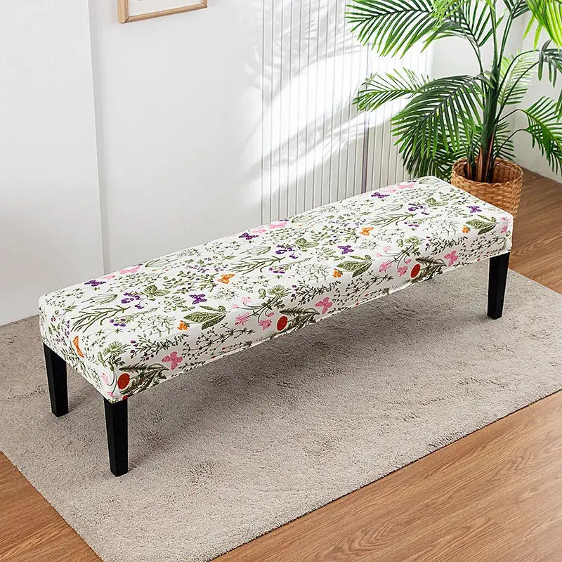 Housse Banquette Florale Extensible FLORINA Housse de France