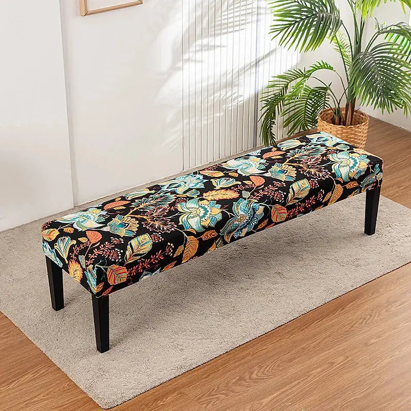Housse Banquette Florale Extensible FLORINA Housse de France