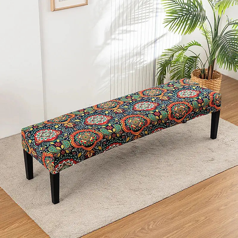 Housse Banquette Florale Extensible FLORINA Housse de France