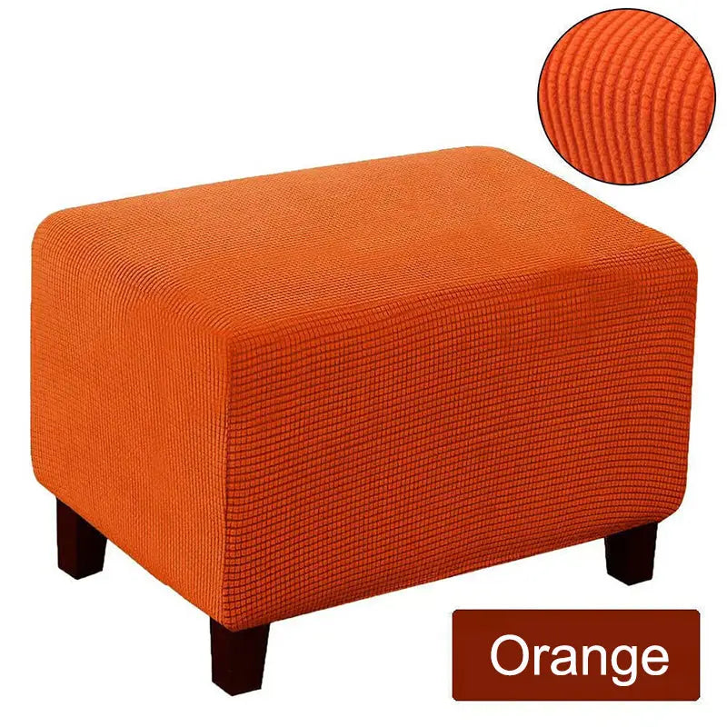 Housse Banquette Velours Élastique SOFIUM Orange-L