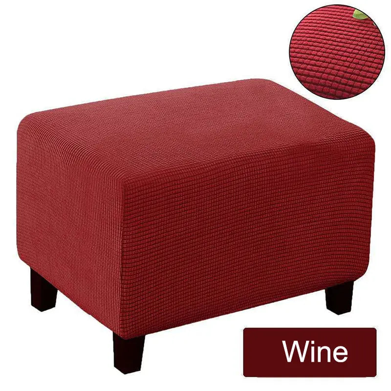 Housse Banquette Velours Élastique SOFIUM Wine Red-M