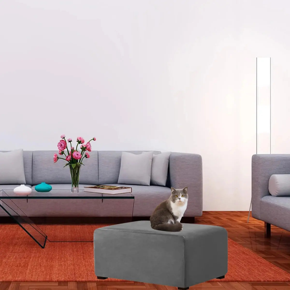 Housse Banquette Velours Extensible FOLINA