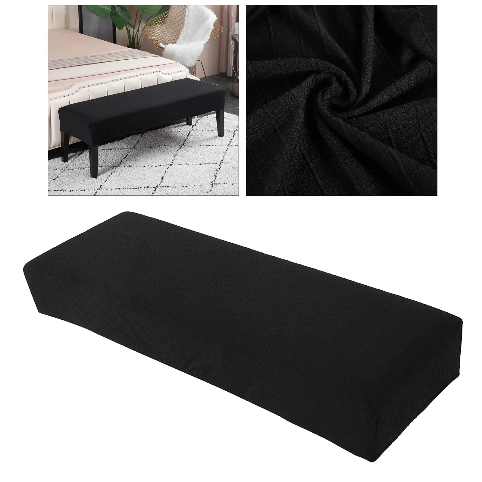 Housse Banquette Velours Extensible VELVBEN Housse de France
