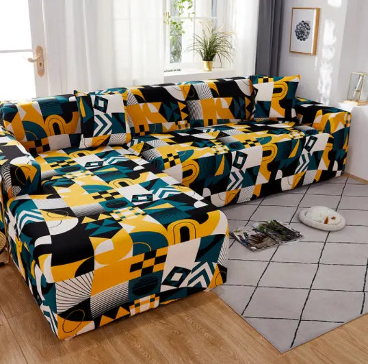 Housse Canapé Extensible ALLIVA Carol time-235x300cm 4Seat