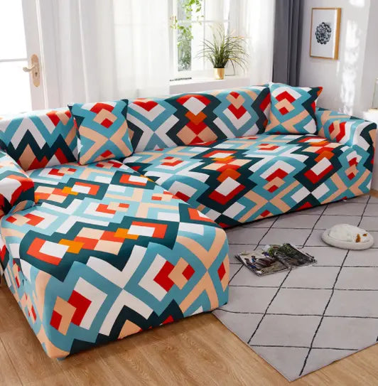 Housse Canapé Extensible ALLIVA Fun Court-235x300cm 4Seat