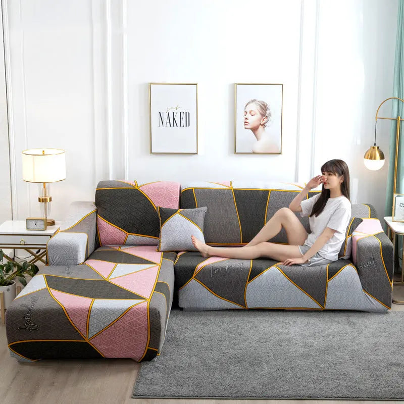 Housse Canapé Moderne LUVORAN Damascus powder-E