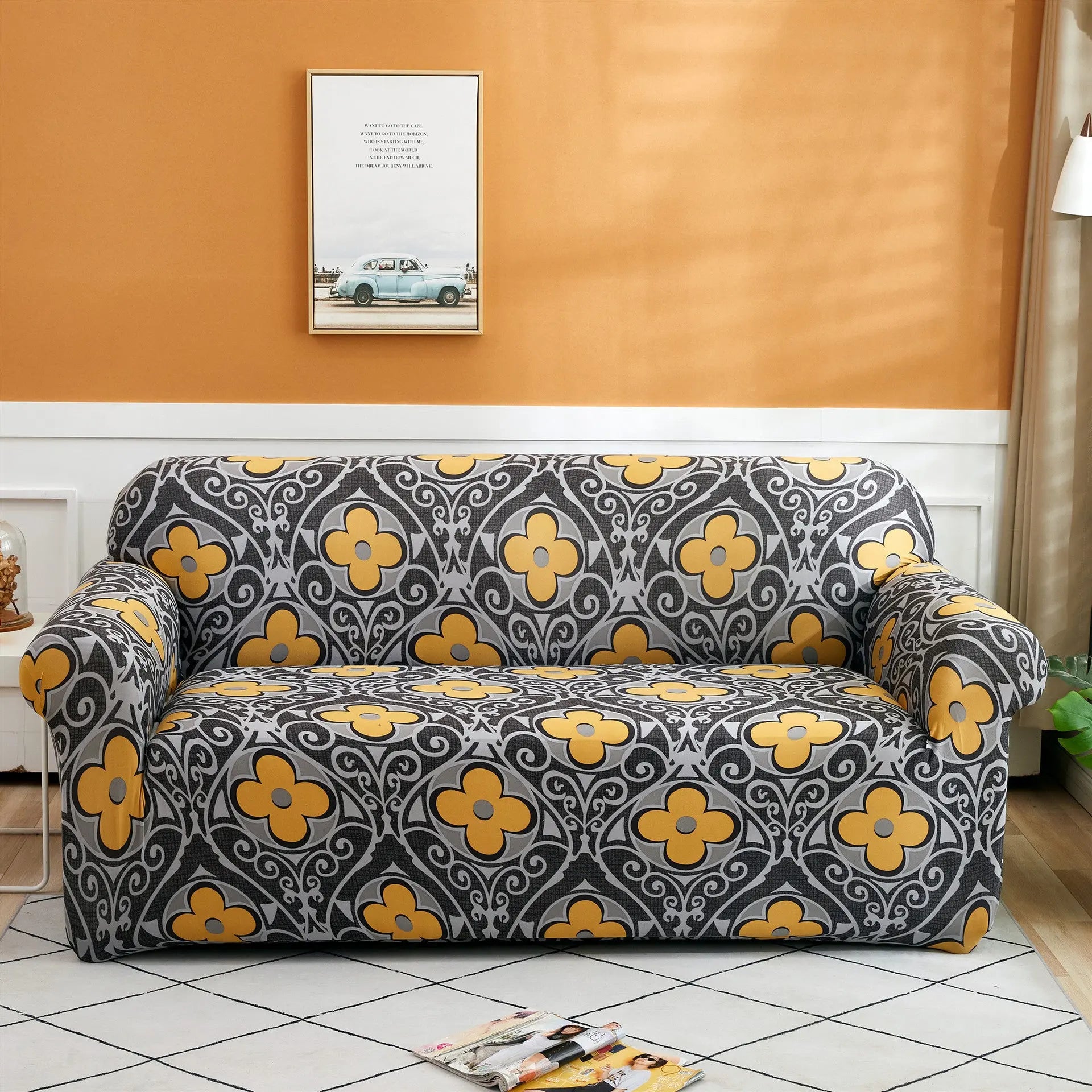 Housse Canapé Moderne SILKXO Thoughts-Three