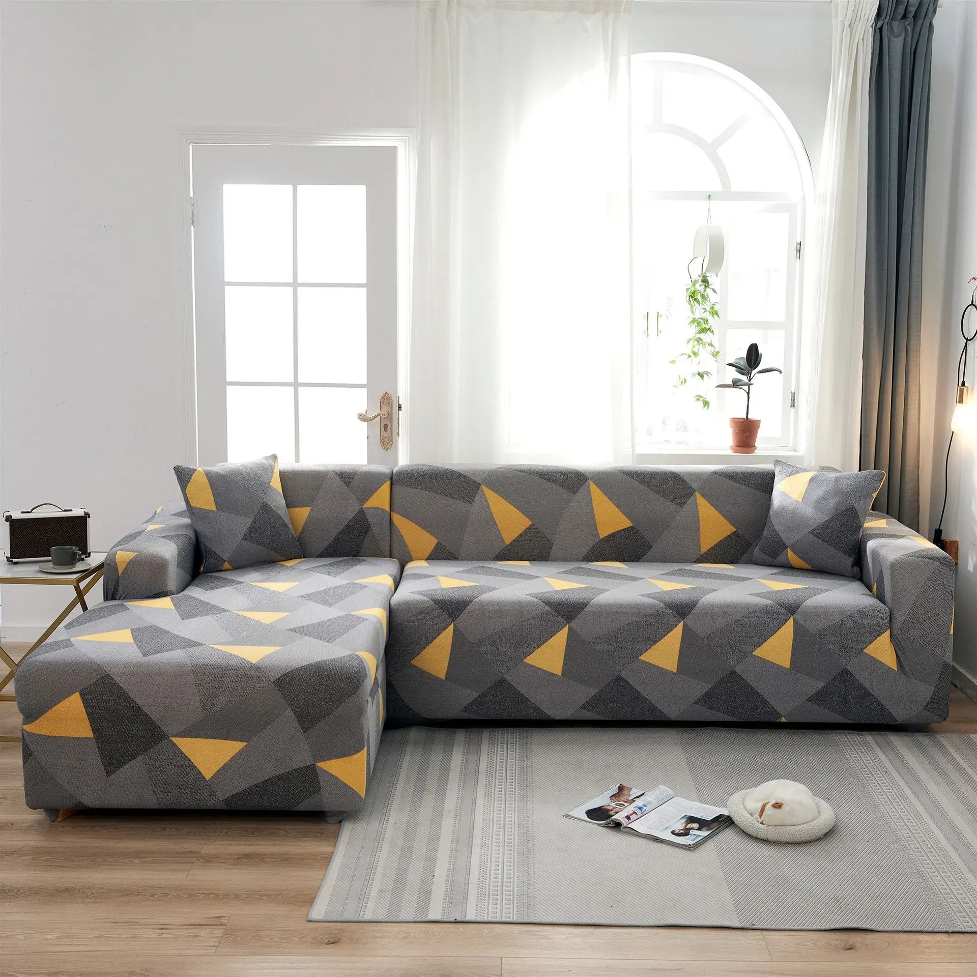 Housse Canapé Moderne SILKXO Daisy-Single