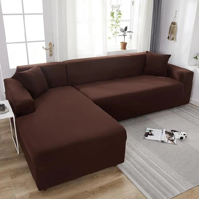 Housse Canapé Moderne ZERAX Dark brown-235x300cm
