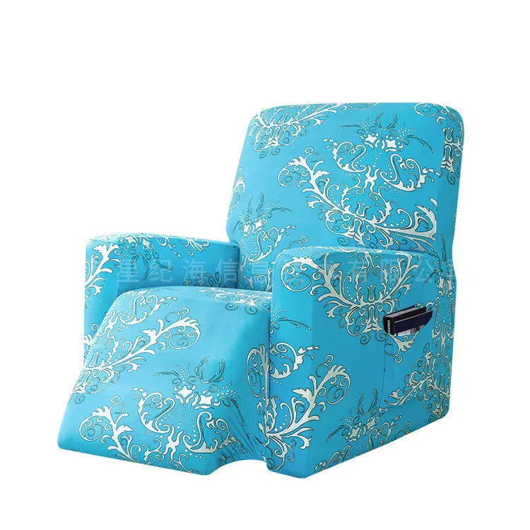 Housse Canapé Relax Extensible ABBY Blue-One size