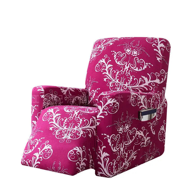 Housse Canapé Relax Extensible ABBY Rose Red-One size