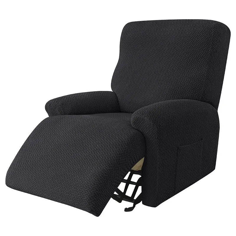 Housse Canapé Relax Moderne VELASI 05 Black-Double seat