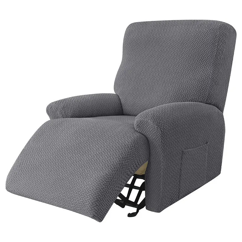 Housse Canapé Relax Moderne VELASI 08 Dark Gray-Four person seating