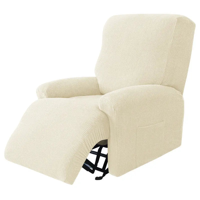Housse Canapé Relaxable Élastique FLECOS Beige-Single Seat