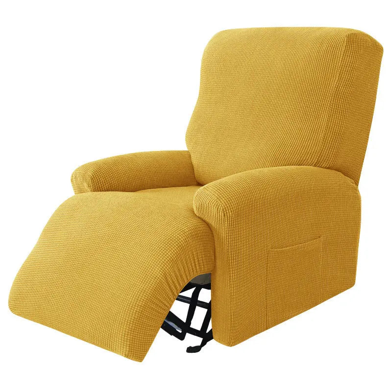 Housse Canapé Relaxable Élastique FLECOS Lemon Yellow-Single Seat
