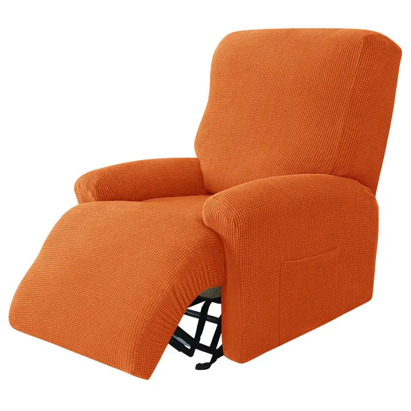 Housse Canapé Relaxable Élastique FLECOS Orange-Single Seat