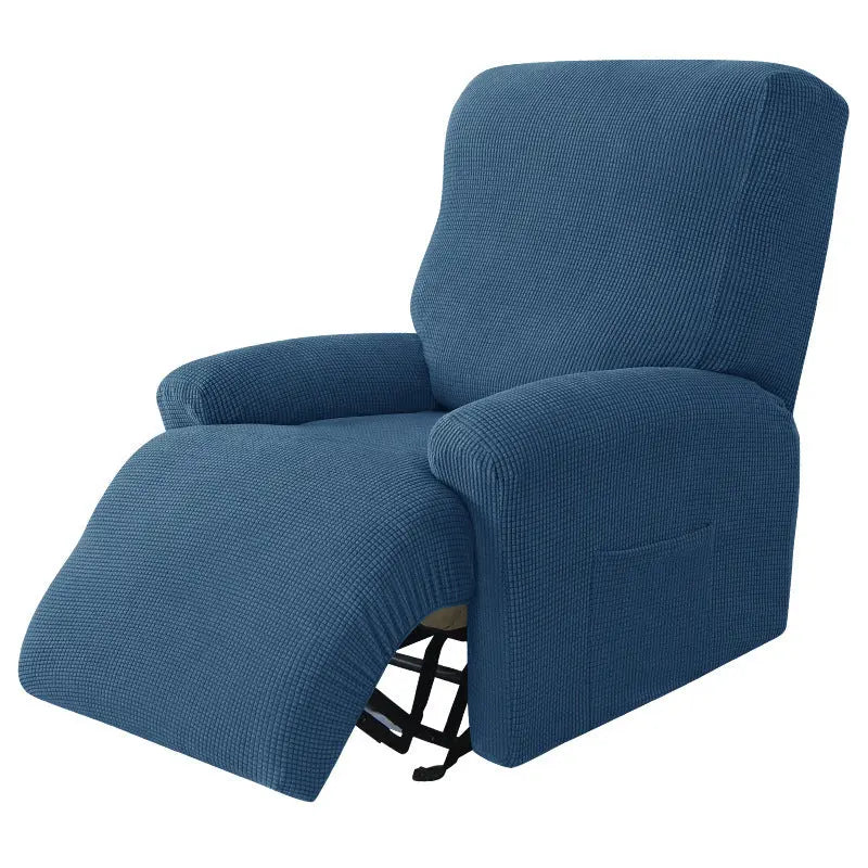 Housse Canapé Relaxable Élastique FLECOS Sapphire Blue-Single Seat