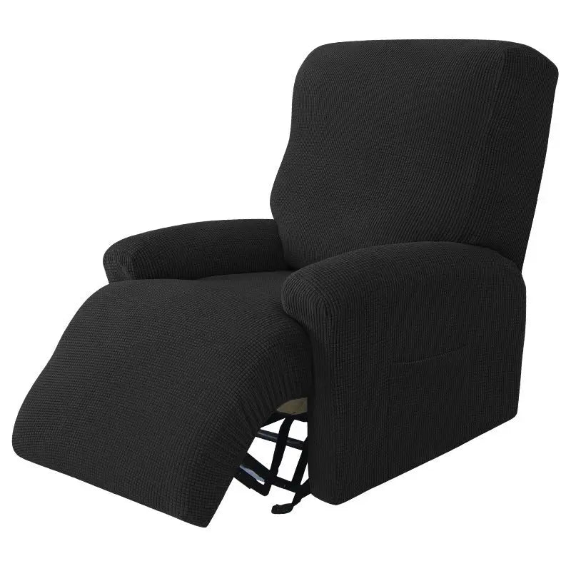 Housse Canapé Relaxable Élastique FLECOS Black-Single Seat