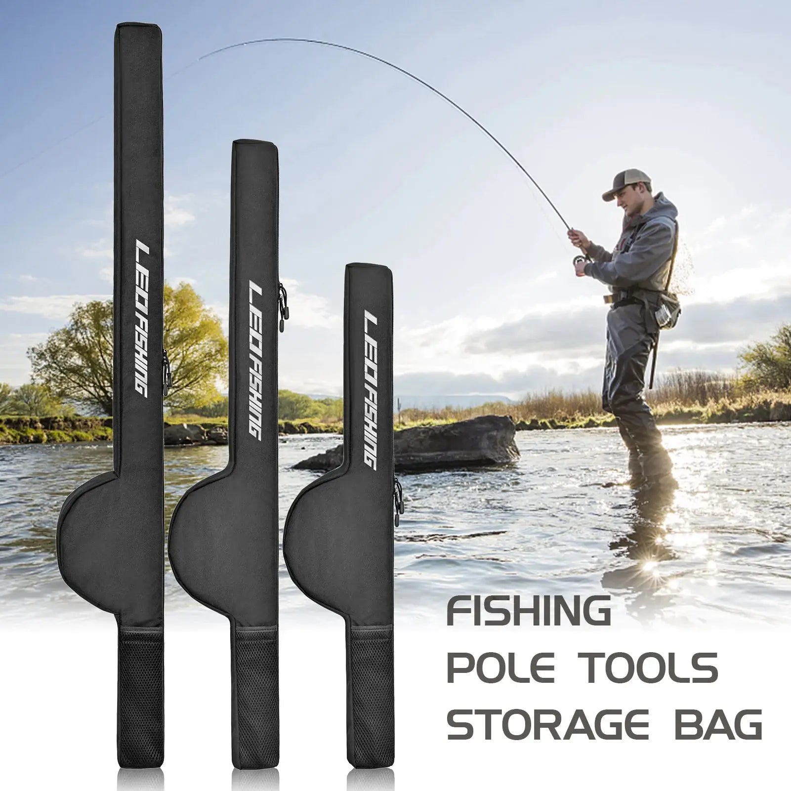 Housse Canne Pêche Durable **OPTIVEX** Housse de France