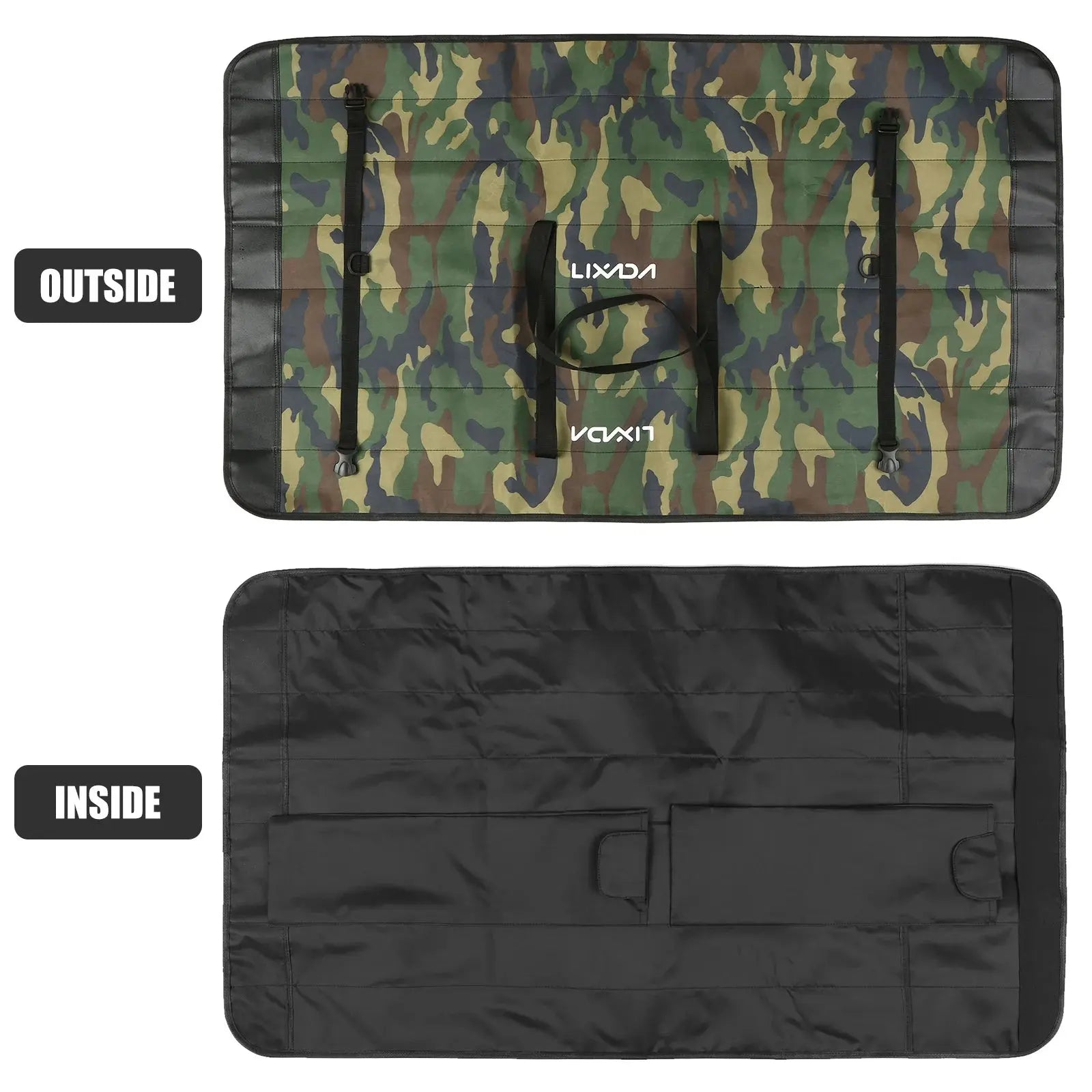 Housse Canne Pêche Nylon Pliable XELIN Housse de France